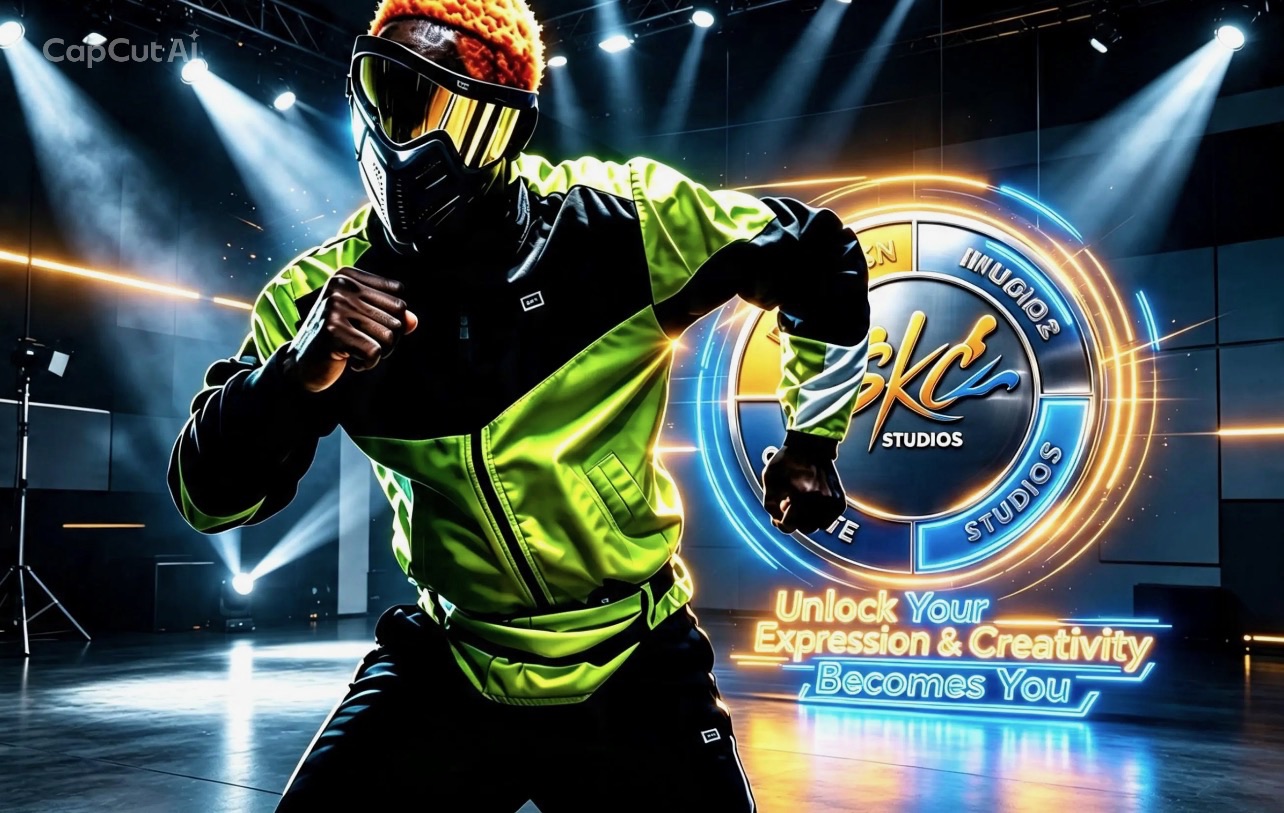 Neon SKC Studios artwork — unlock your expression and creativity becomes you